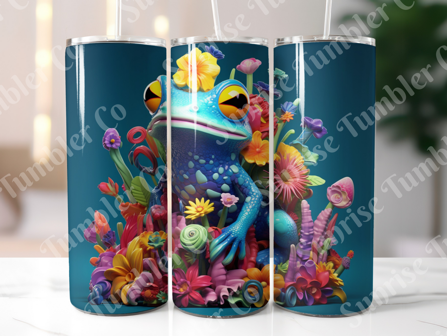 Frog Variety Part 1 - 20oz and 30oz Tumblers (Glow In The Dark Green And Blue Available)