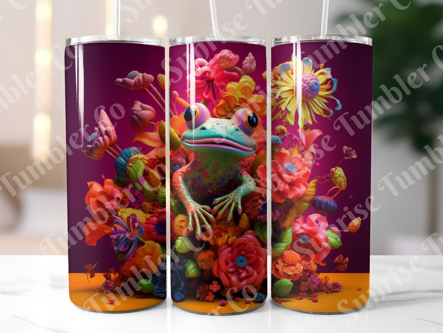 Frog Variety Part 1 - 20oz and 30oz Tumblers (Glow In The Dark Green And Blue Available)