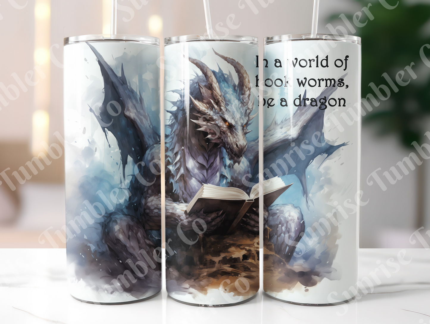 Book Variety - 20 oz and 30 oz Tumblers (Glow In The Dark Option Available)