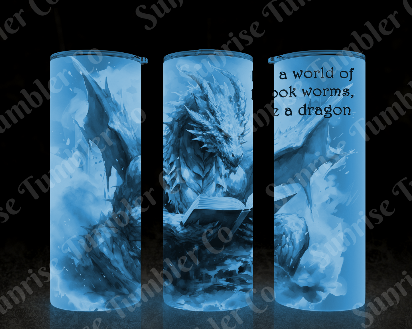 Book Variety - 20 oz and 30 oz Tumblers (Glow In The Dark Option Available)