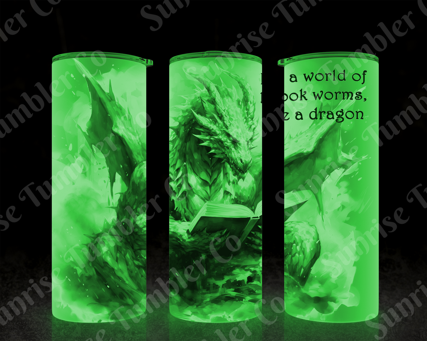 Book Variety - 20 oz and 30 oz Tumblers (Glow In The Dark Option Available)