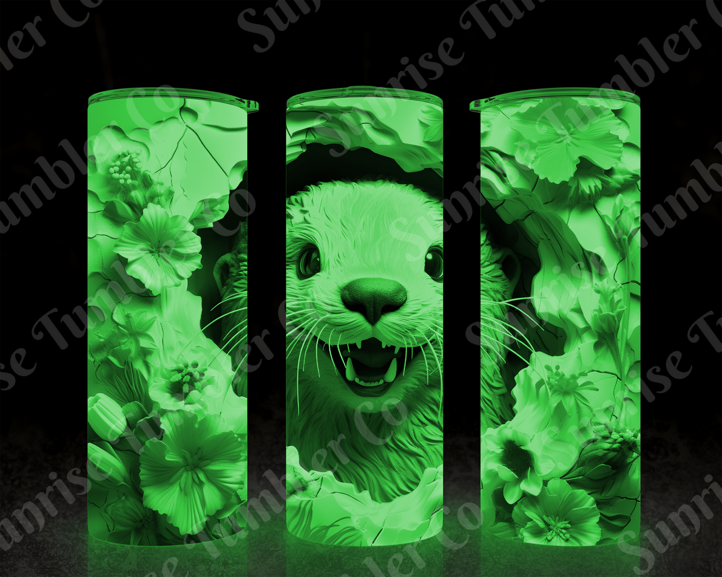 Otter Variety - 20 oz and 30 oz Tumbler (Glow In The Dark Option Available)