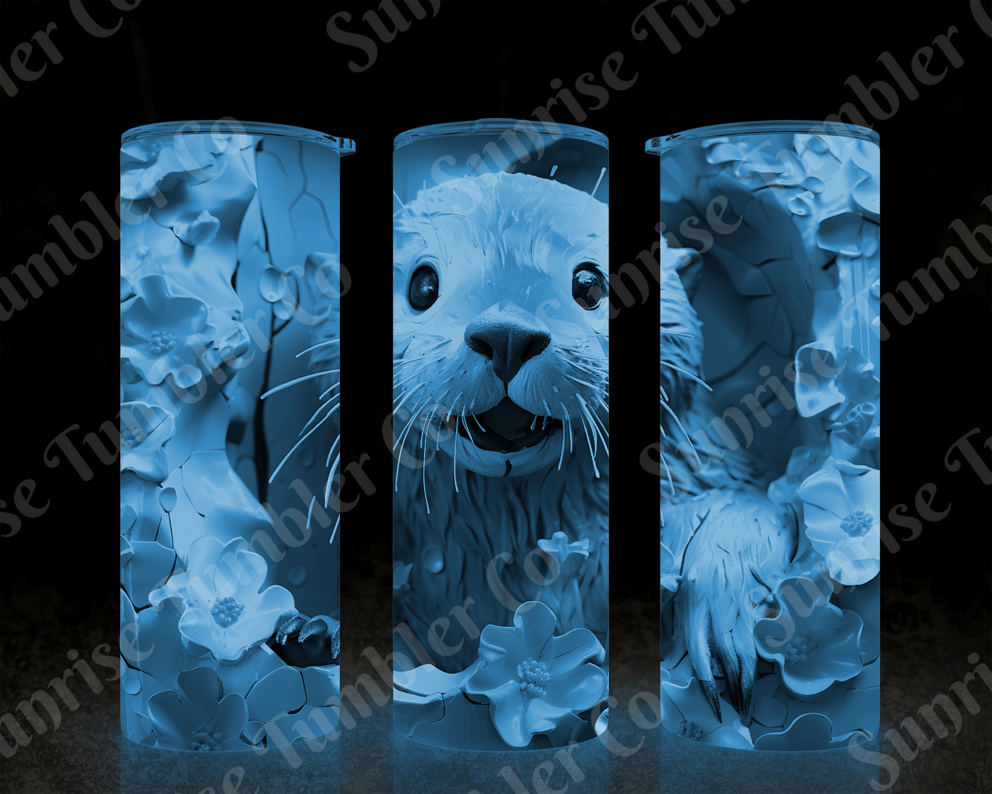 Otter Variety - 20 oz and 30 oz Tumbler (Glow In The Dark Option Available)