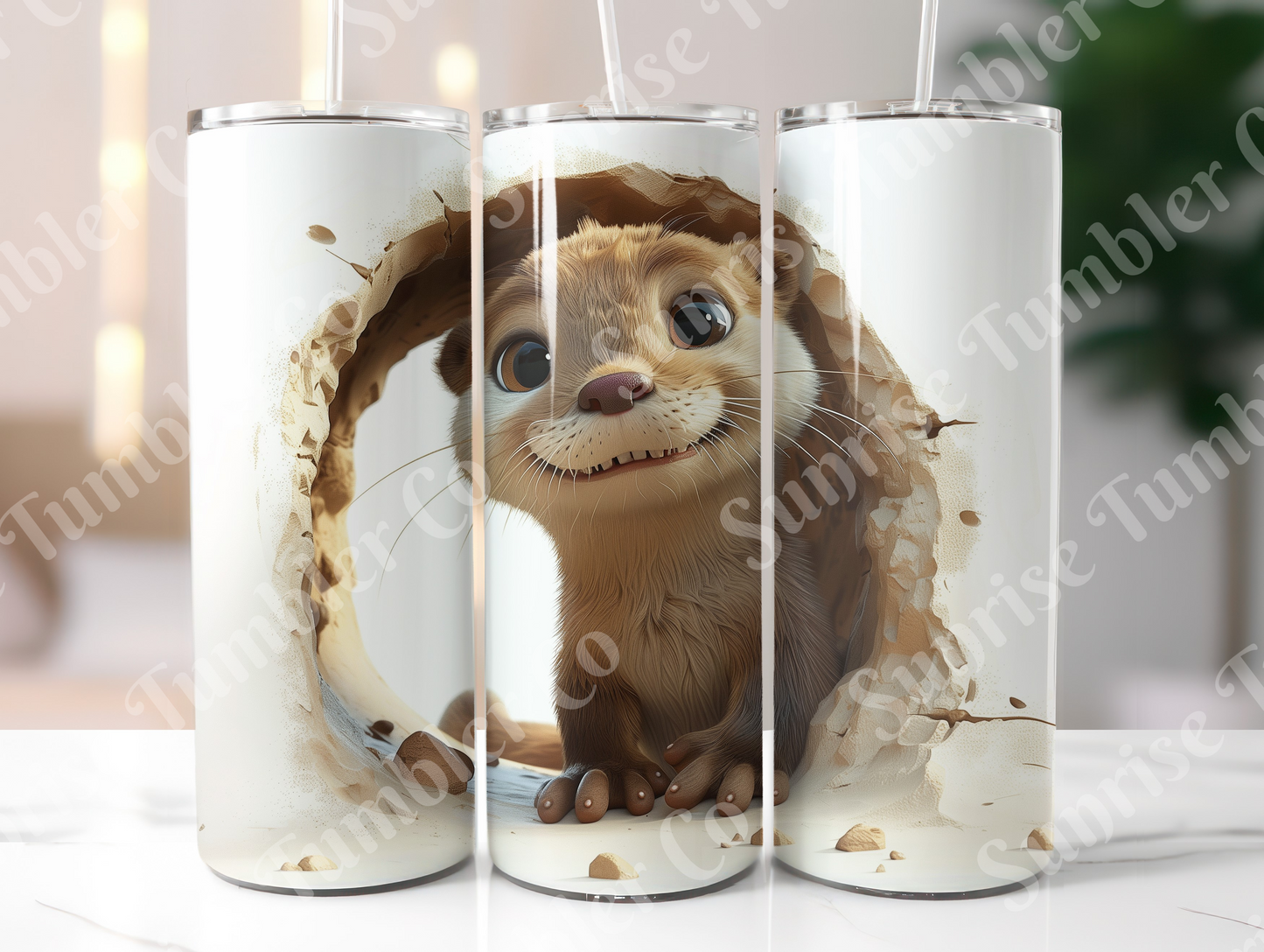 Otter Variety - 20 oz and 30 oz Tumbler (Glow In The Dark Option Available)