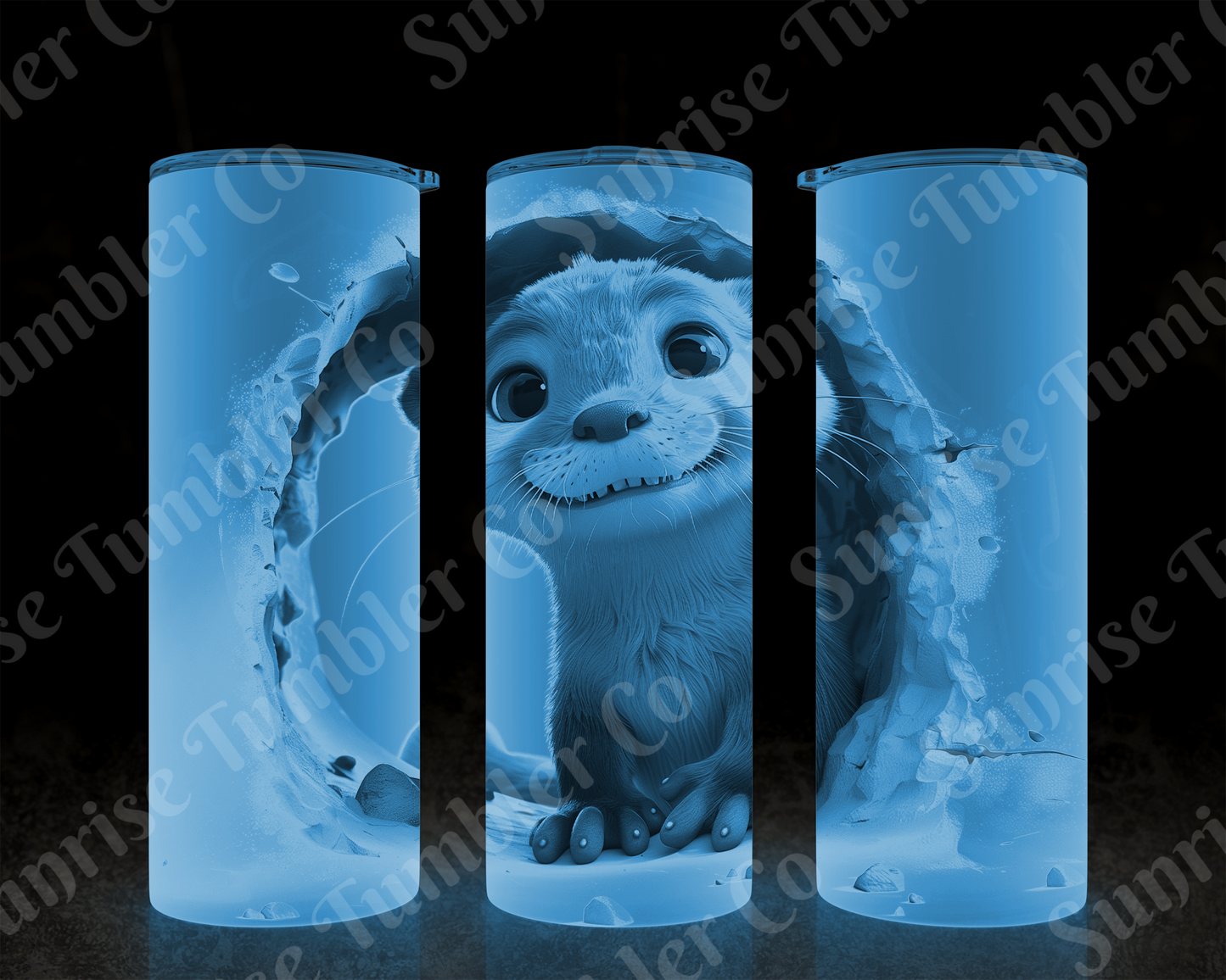 Otter Variety - 20 oz and 30 oz Tumbler (Glow In The Dark Option Available)