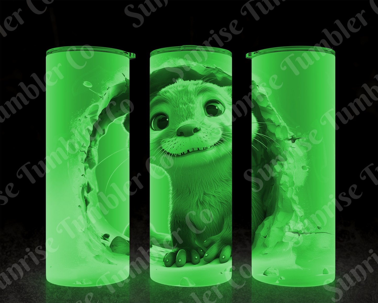 Otter Variety - 20 oz and 30 oz Tumbler (Glow In The Dark Option Available)