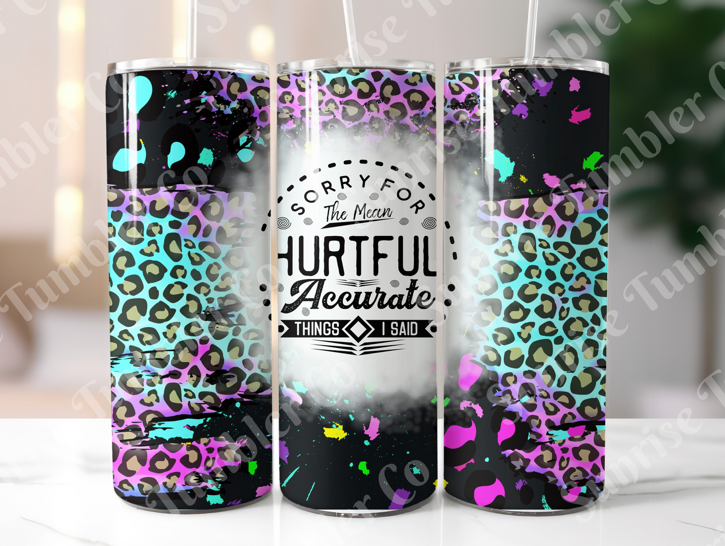 Sarcastic Sayings Variety Part 1 - 20oz or 30 oz Tumblers (Glow in The Dark Option Available)