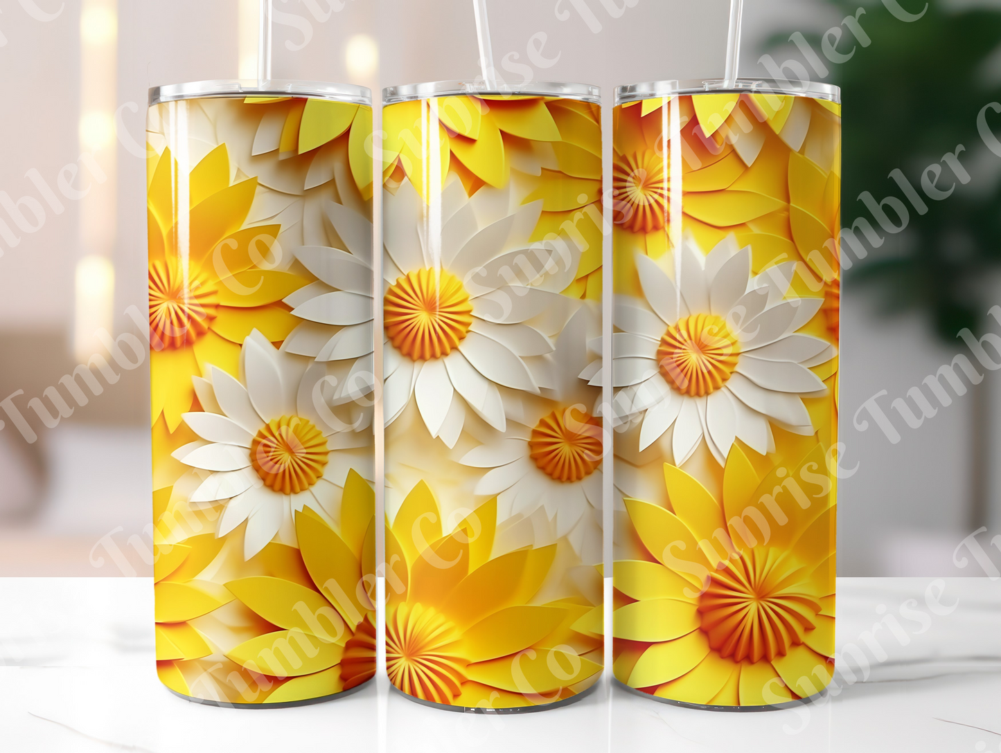 Sunflower Variety Part 1 - 20oz and 30oz Tumblers (Glow In The Dark Green And Blue Available)
