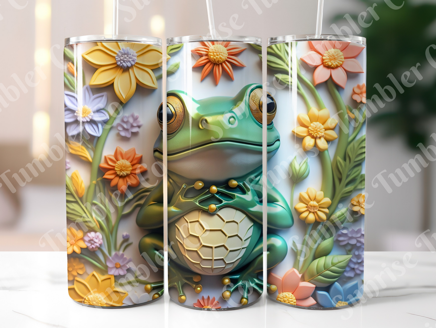 Frog Variety Part 1 - 20oz and 30oz Tumblers (Glow In The Dark Green And Blue Available)