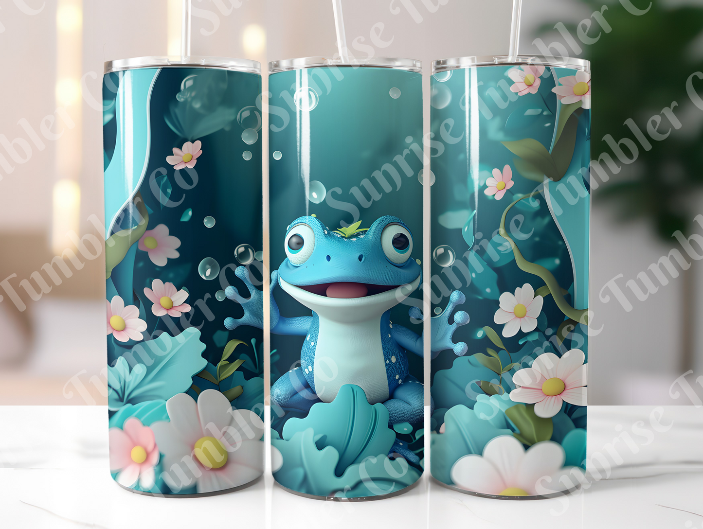 Frog Variety Part 1 - 20oz and 30oz Tumblers (Glow In The Dark Green And Blue Available)