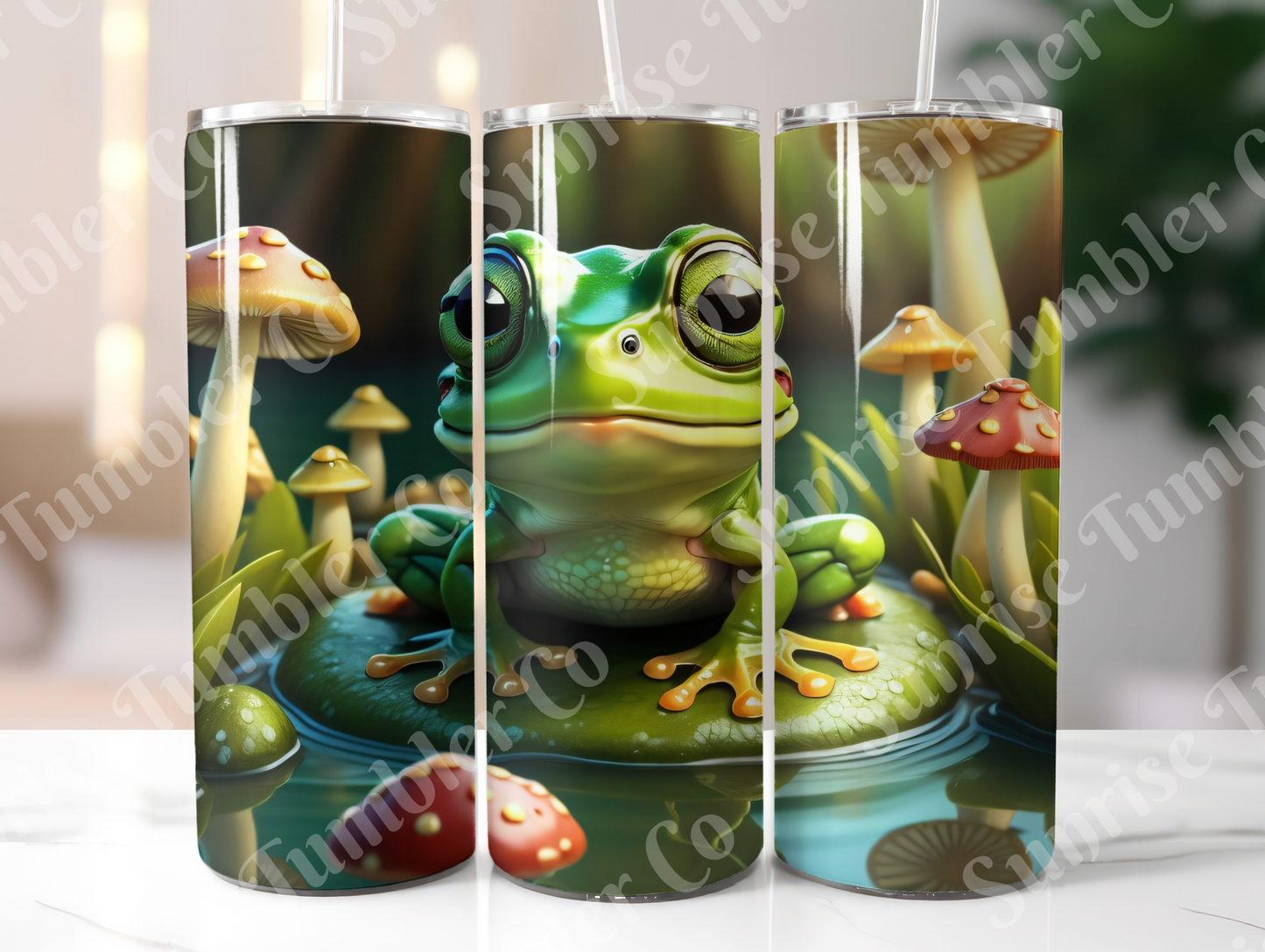 Frog Variety Part 1 - 20oz and 30oz Tumblers (Glow In The Dark Green And Blue Available)