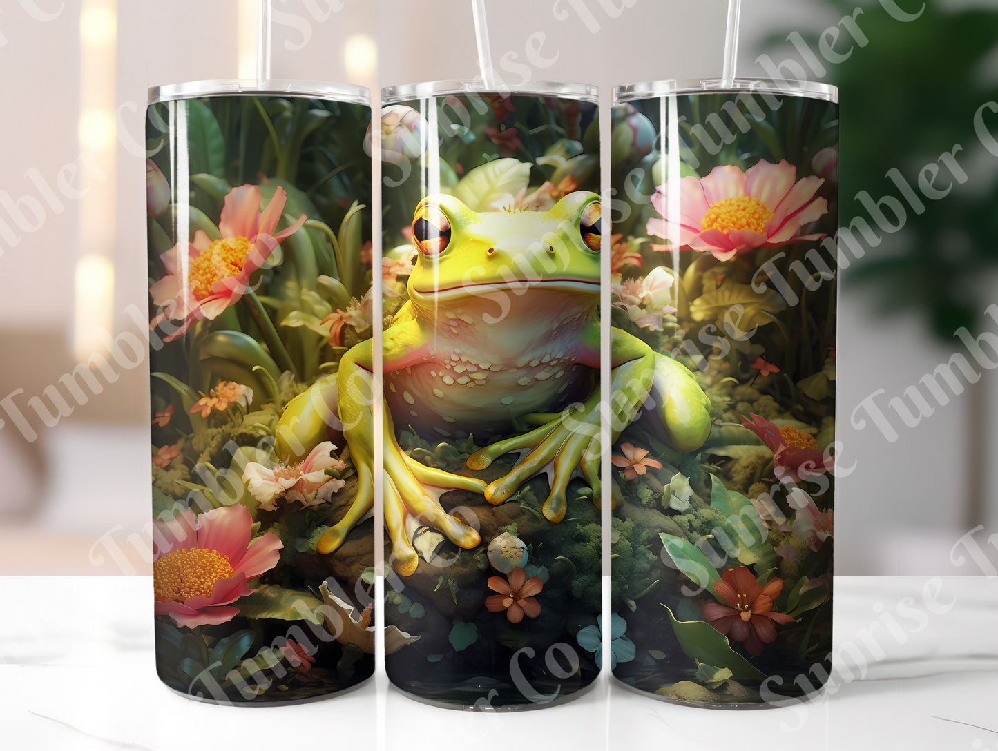 Frog Variety Part 1 - 20oz and 30oz Tumblers (Glow In The Dark Green And Blue Available)