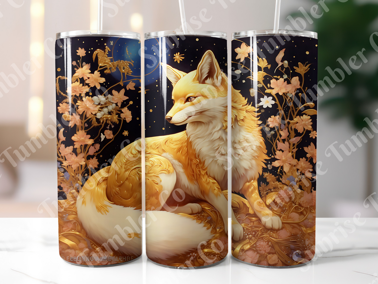 Fox Variety - 20 oz and 30 oz Tumbler (Glow In The Dark Option Available)