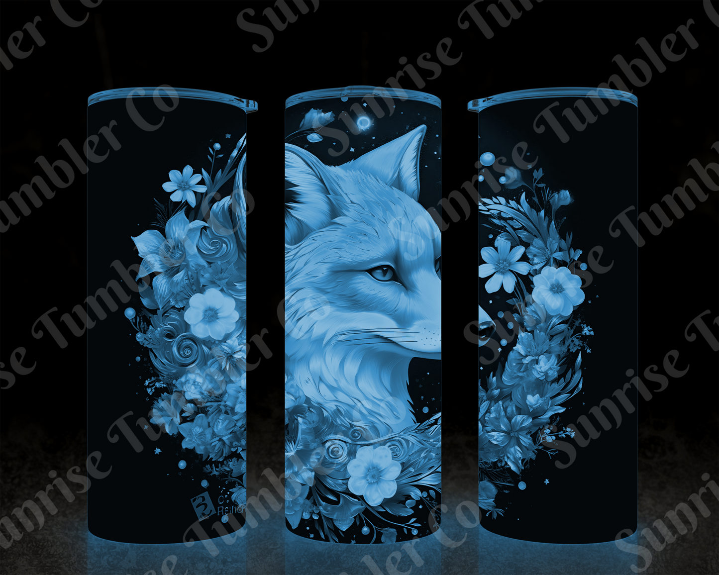 Fox Variety - 20 oz and 30 oz Tumbler (Glow In The Dark Option Available)