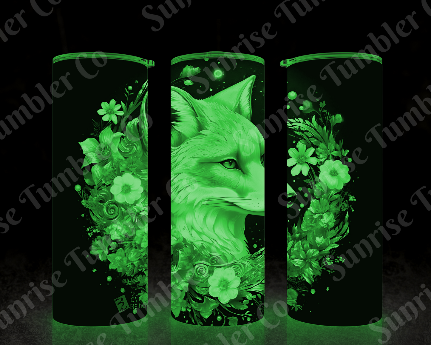 Fox Variety - 20 oz and 30 oz Tumbler (Glow In The Dark Option Available)