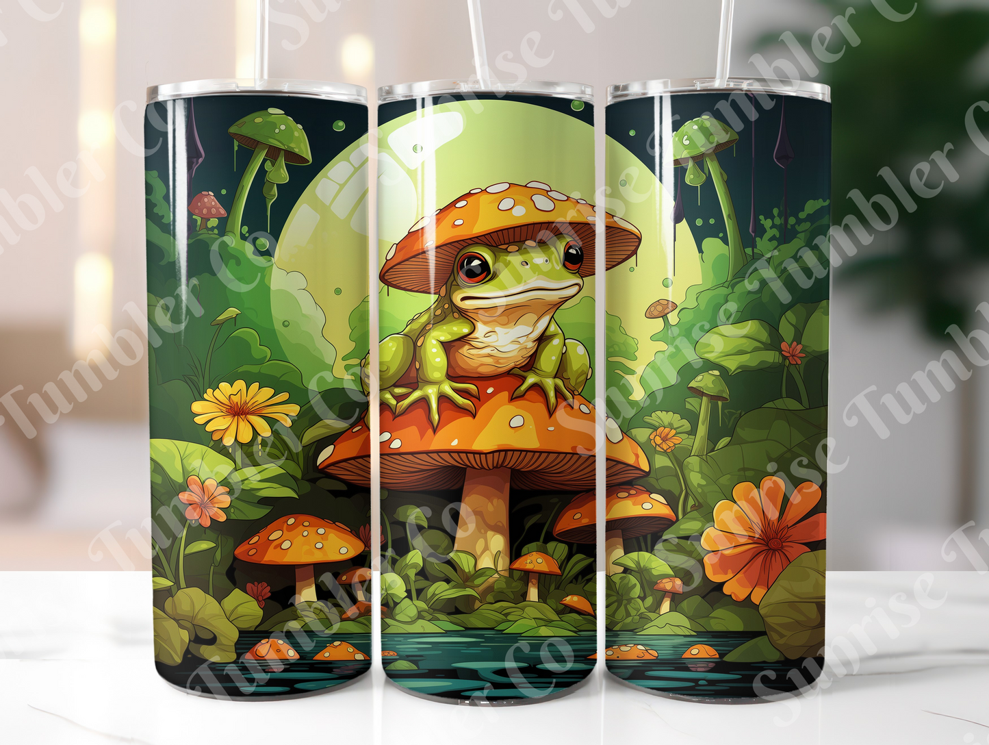 Mushroom Variety Part 1 - 20oz and 30oz Tumblers (Glow In The Dark Green And Blue Available)