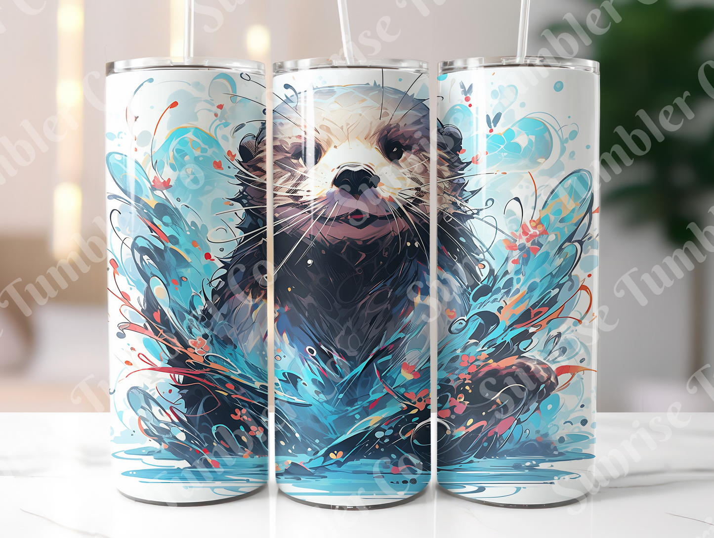 Otter Variety - 20 oz and 30 oz Tumbler (Glow In The Dark Option Available)