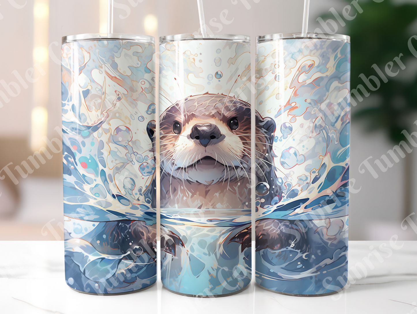 Otter Variety - 20 oz and 30 oz Tumbler (Glow In The Dark Option Available)
