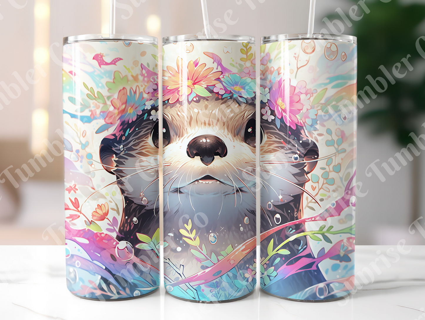 Otter Variety - 20 oz and 30 oz Tumbler (Glow In The Dark Option Available)