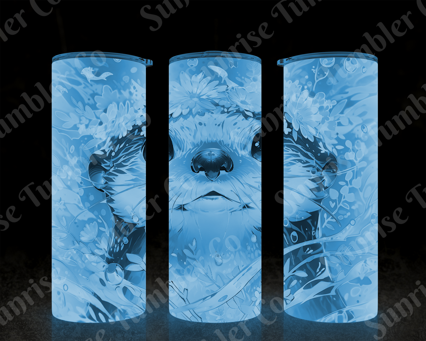Otter Variety - 20 oz and 30 oz Tumbler (Glow In The Dark Option Available)