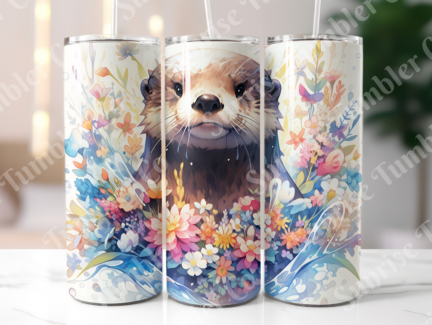 Otter Variety - 20 oz and 30 oz Tumbler (Glow In The Dark Option Available)