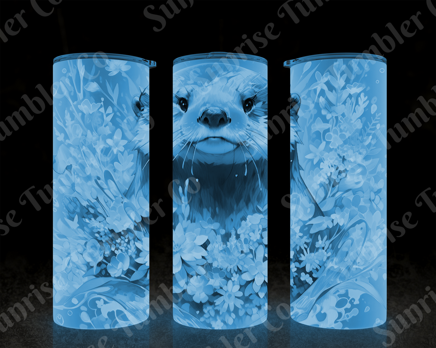 Otter Variety - 20 oz and 30 oz Tumbler (Glow In The Dark Option Available)