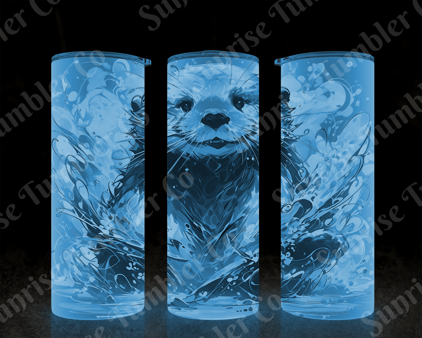 Otter Variety - 20 oz and 30 oz Tumbler (Glow In The Dark Option Available)