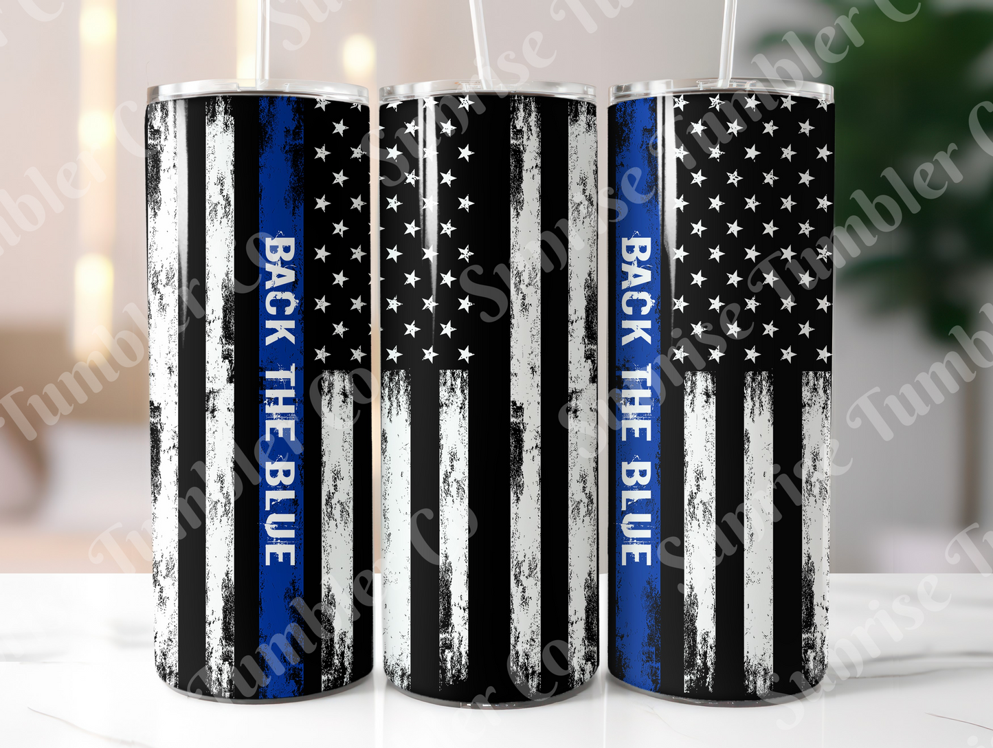 Military, Veteran & First Responders Variety Part 2 - 20oz and 30oz Tumblers (Glow In The Dark Green And Blue Available)
