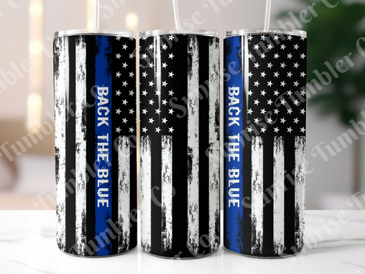 Military, Veteran & First Responders Variety Part 2 - 20oz and 30oz Tumblers (Glow In The Dark Green And Blue Available)