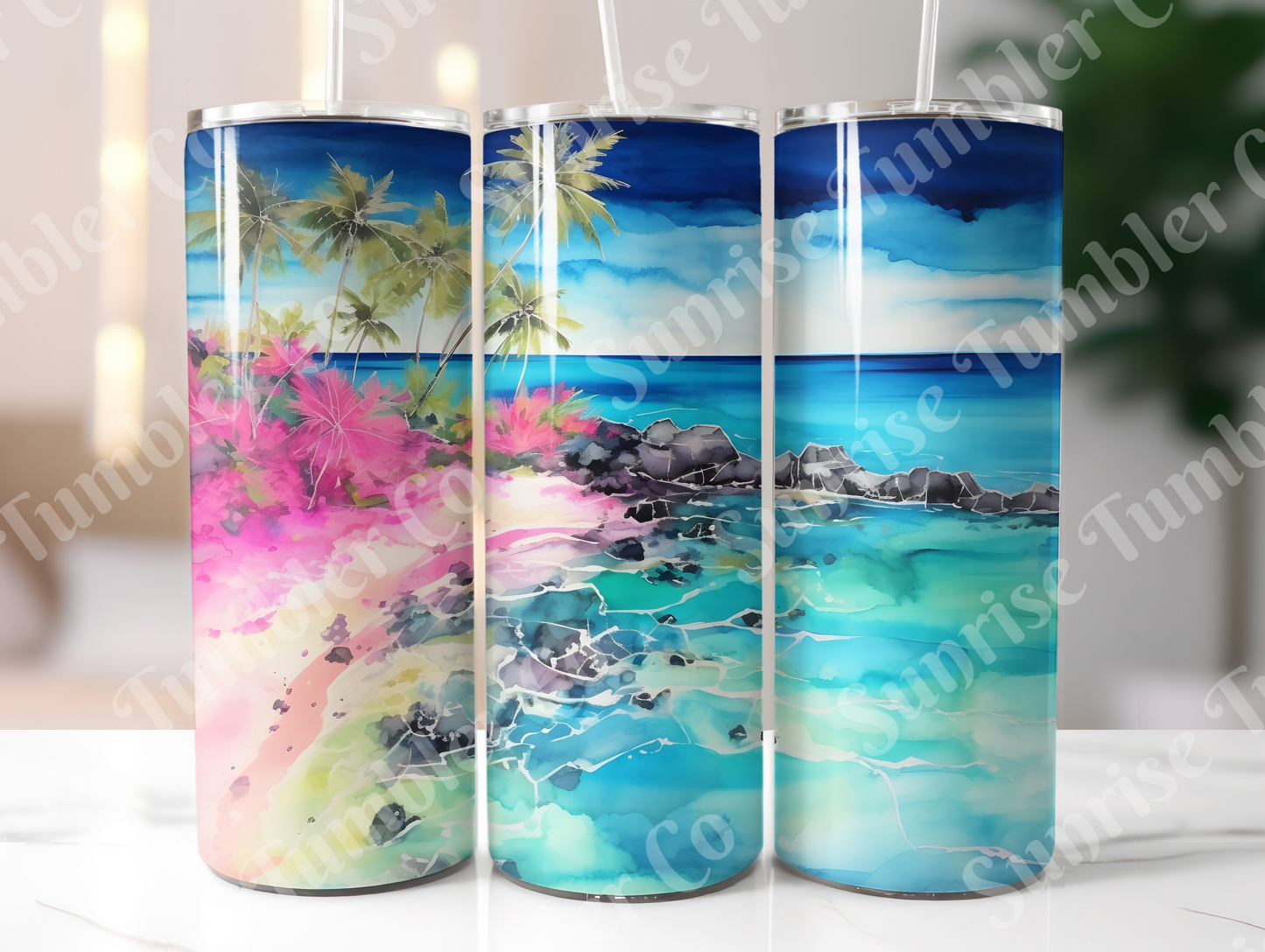Sunsets Variety Part 1 - 20oz and 30oz Tumblers (Glow In The Dark Green And Blue Available)