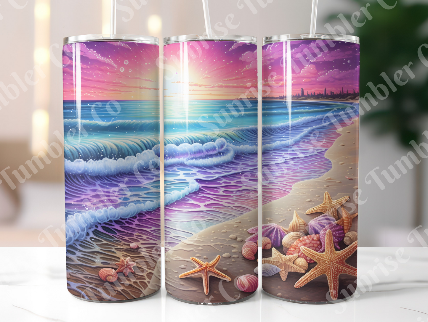 Sunsets Variety Part 1 - 20oz and 30oz Tumblers (Glow In The Dark Green And Blue Available)
