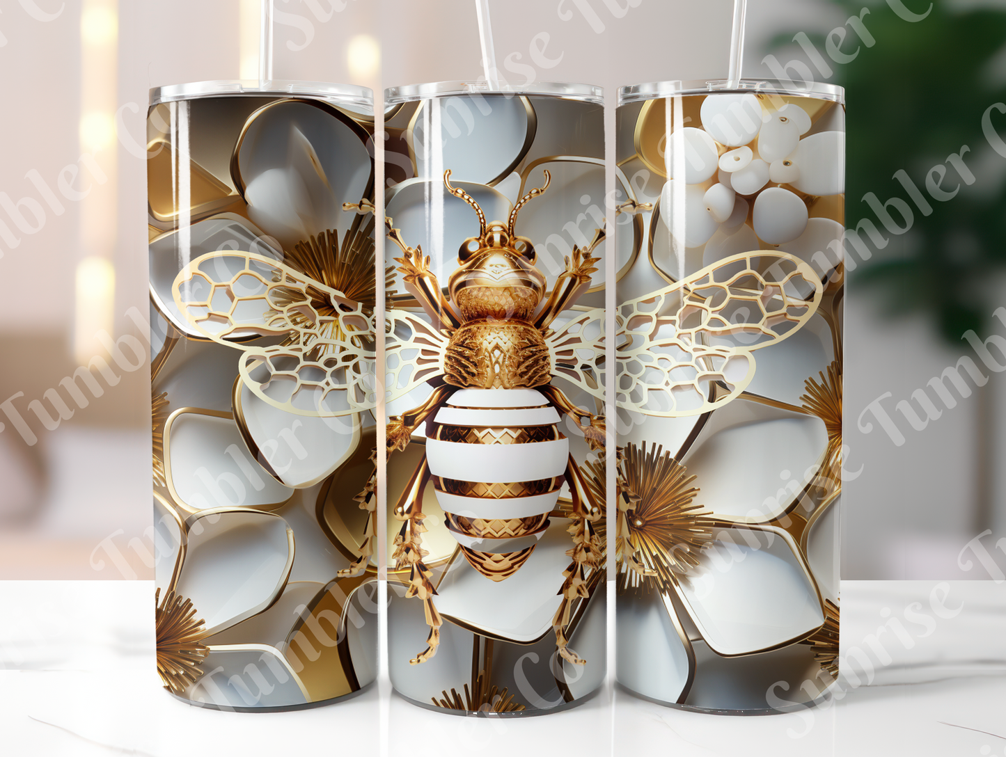Bee Variety - 20oz and 30oz Tumblers (Glow In The Dark Green And Blue Available)