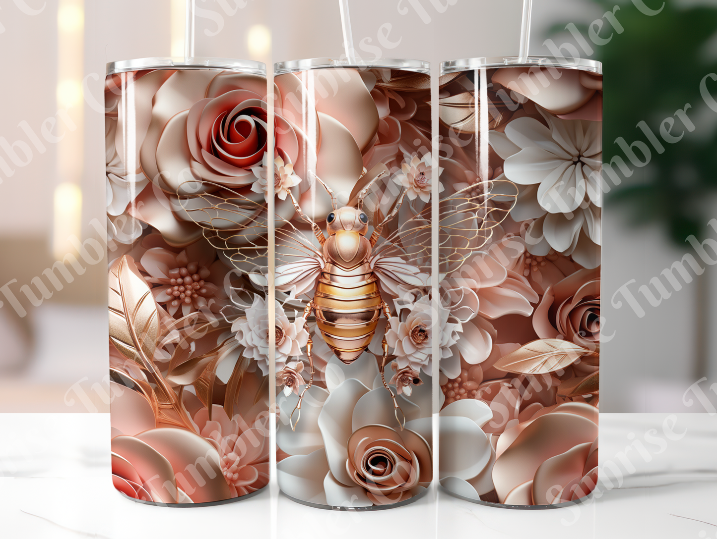 Bee Variety - 20oz and 30oz Tumblers (Glow In The Dark Green And Blue Available)