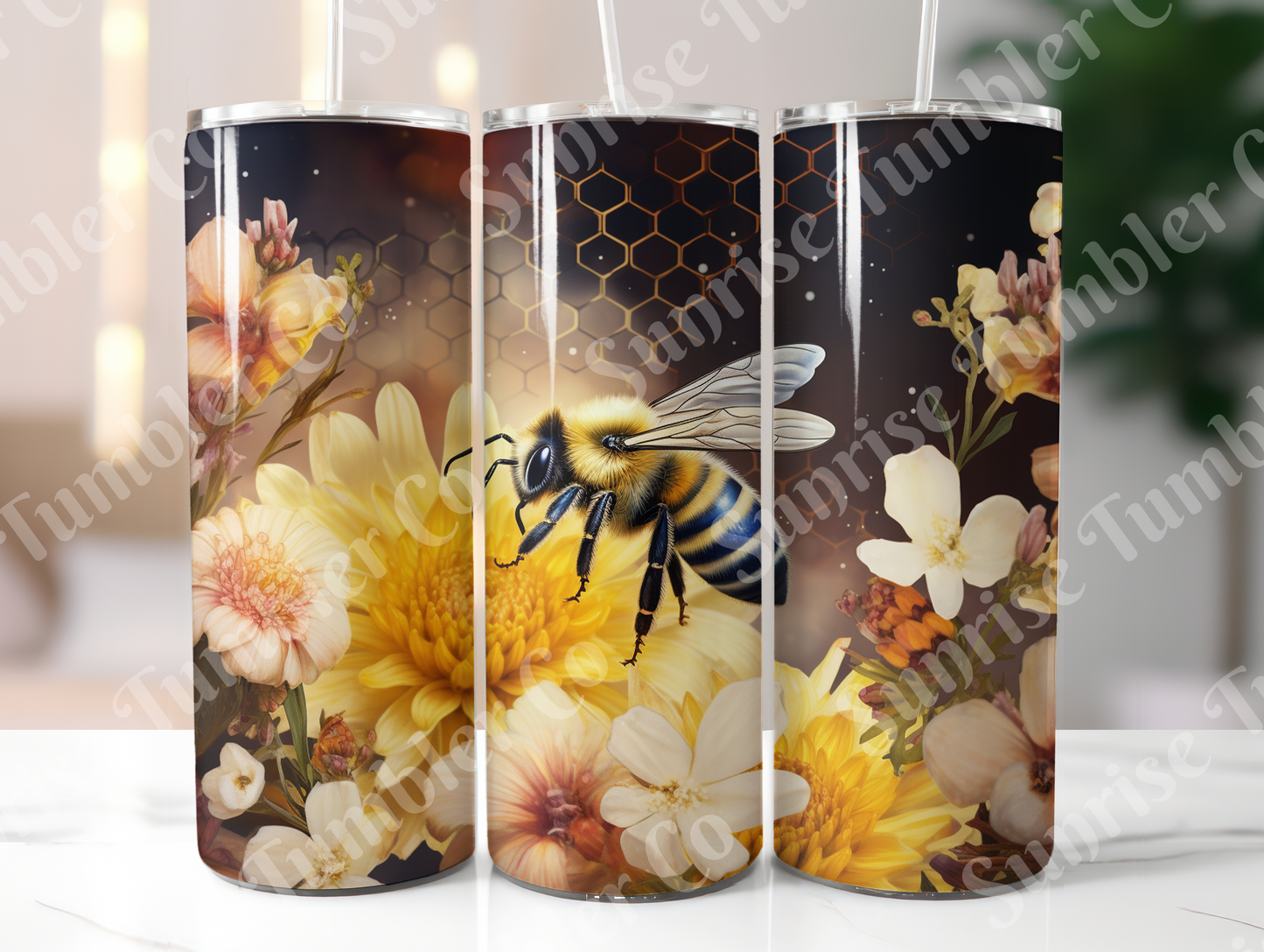 Bee Variety - 20oz and 30oz Tumblers (Glow In The Dark Green And Blue Available)