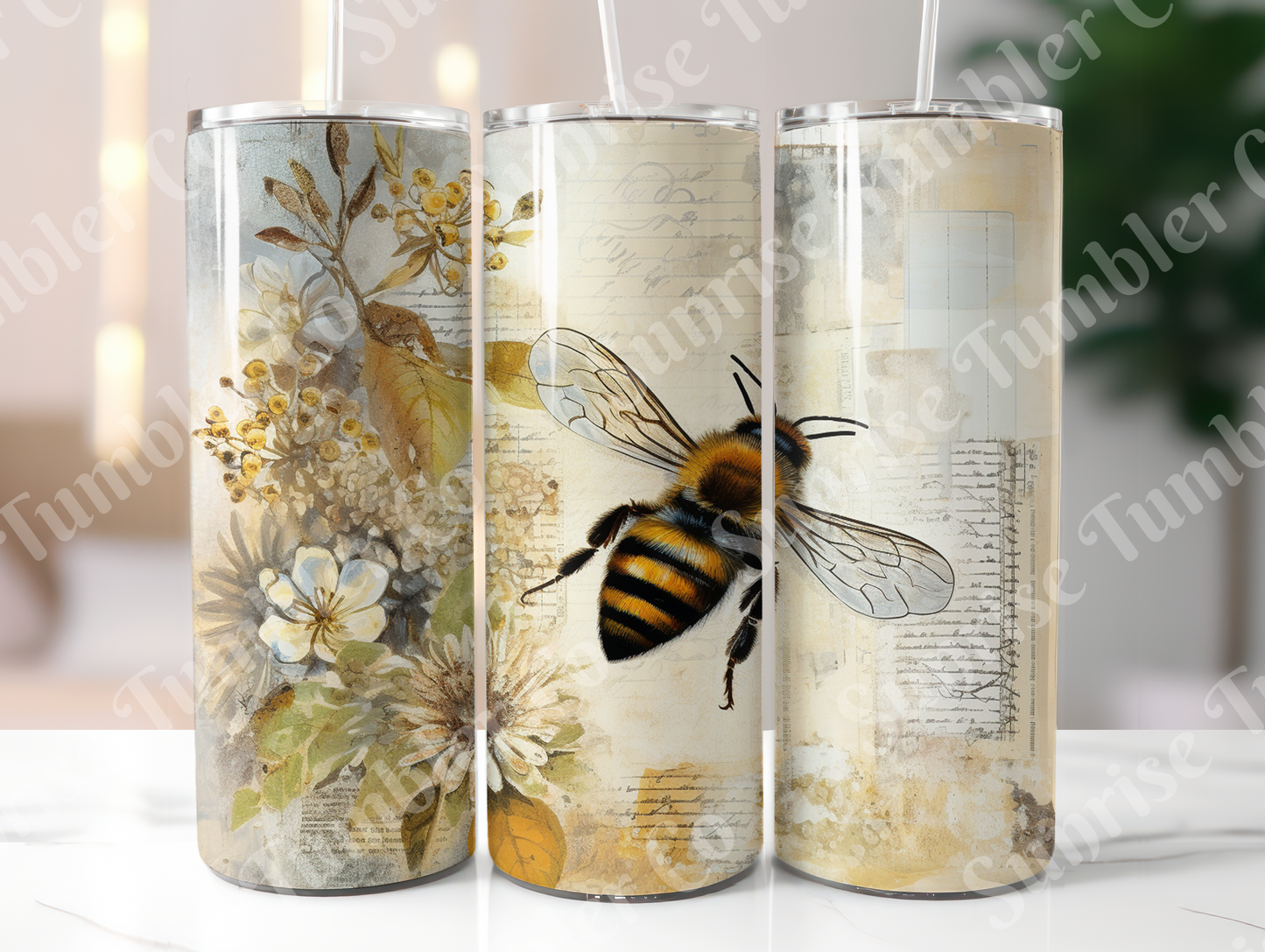 Bee Variety - 20oz and 30oz Tumblers (Glow In The Dark Green And Blue Available)