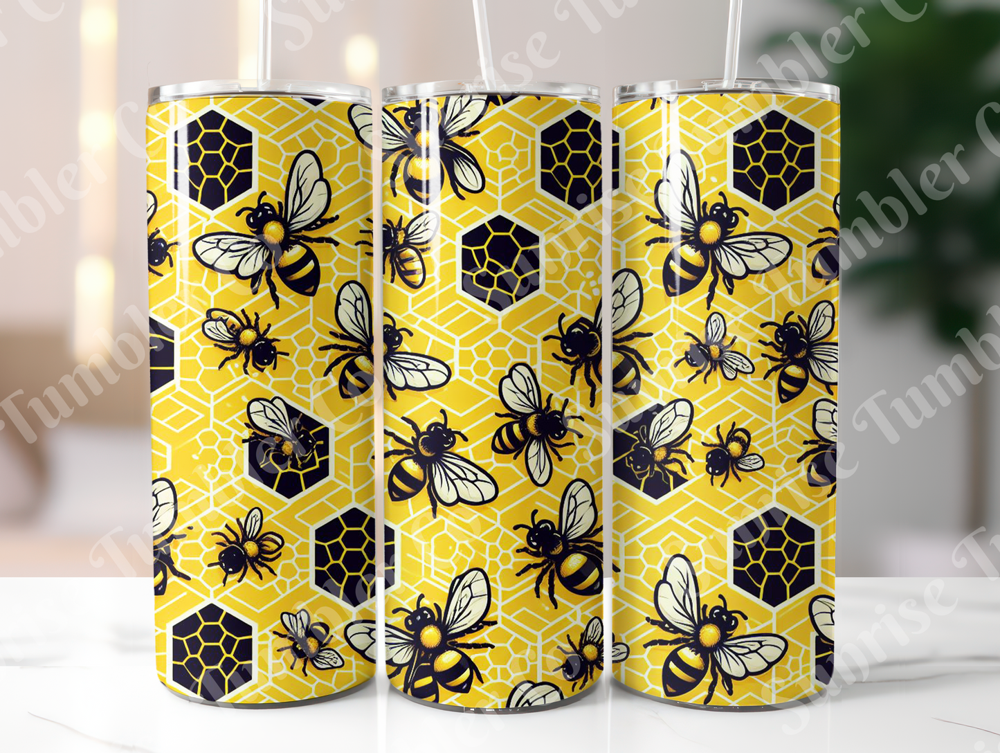Bee Variety - 20oz and 30oz Tumblers (Glow In The Dark Green And Blue Available)