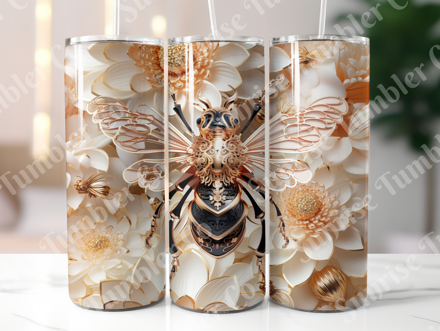 Bee Variety - 20oz and 30oz Tumblers (Glow In The Dark Green And Blue Available)