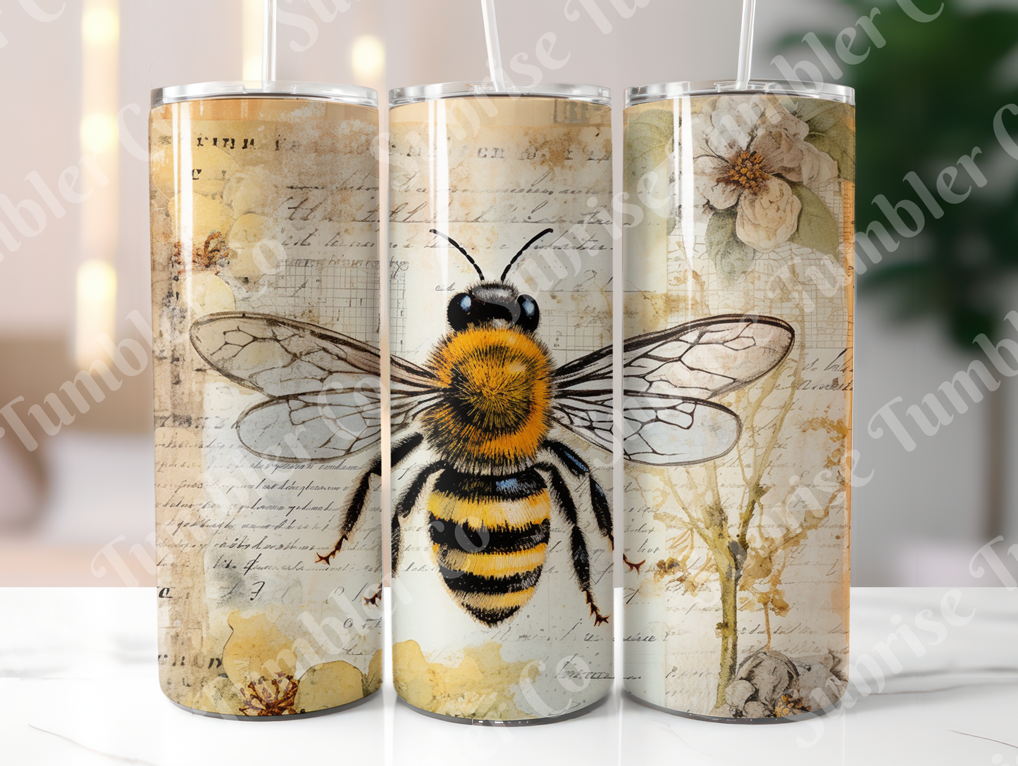 Bee Variety - 20oz and 30oz Tumblers (Glow In The Dark Green And Blue Available)