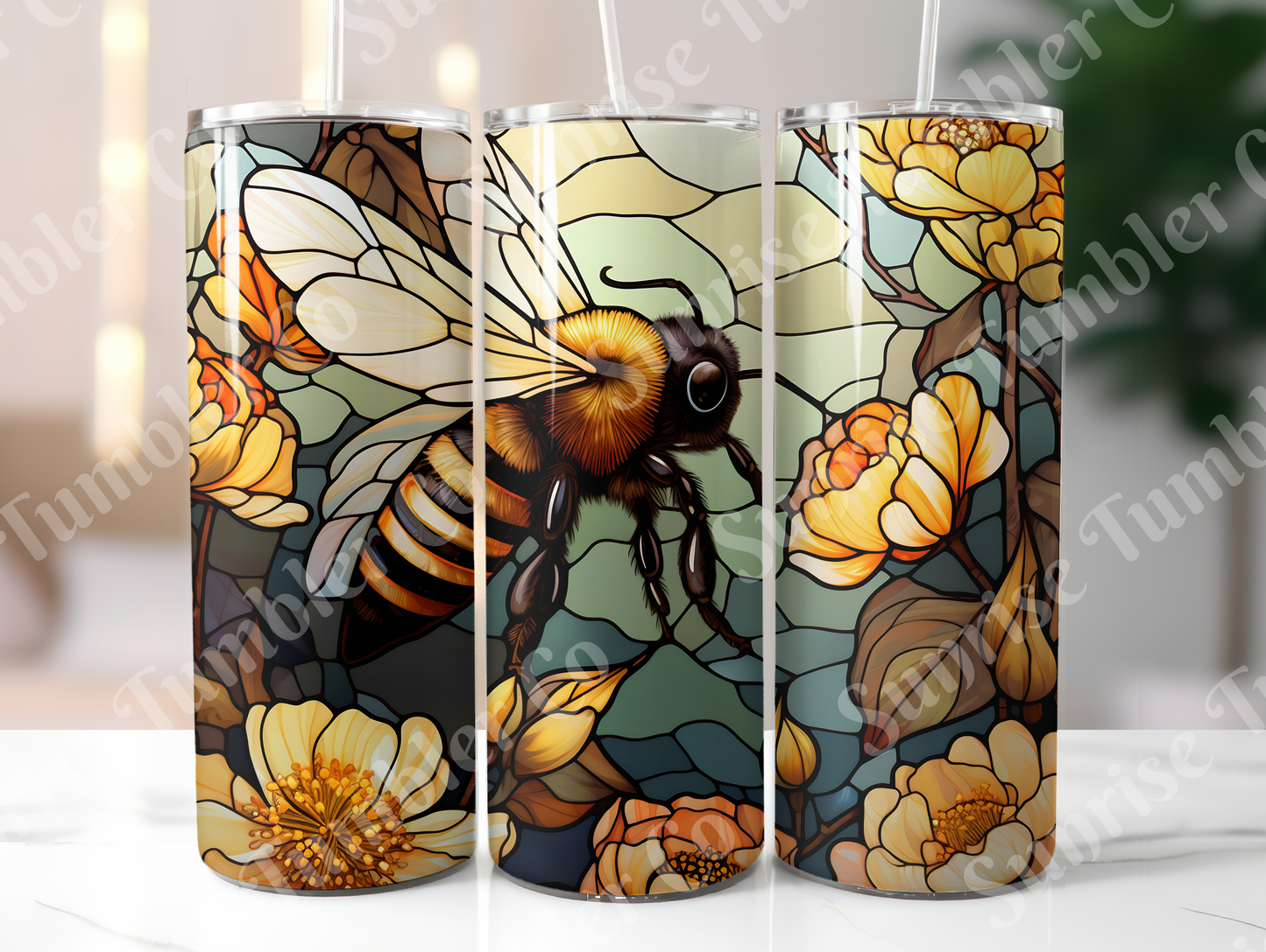 Bee Variety - 20oz and 30oz Tumblers (Glow In The Dark Green And Blue Available)