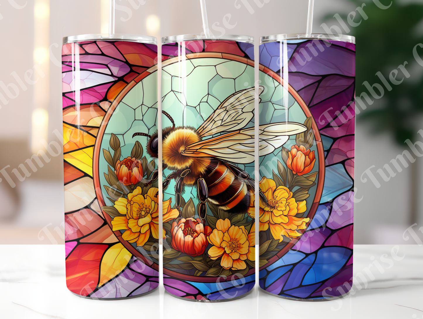 Bee Variety - 20oz and 30oz Tumblers (Glow In The Dark Green And Blue Available)