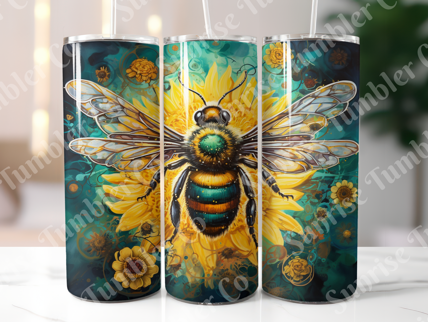 Bee Variety - 20oz and 30oz Tumblers (Glow In The Dark Green And Blue Available)