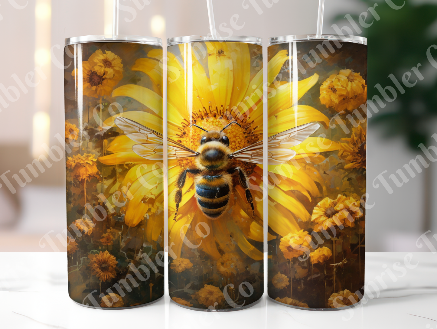 Bee Variety - 20oz and 30oz Tumblers (Glow In The Dark Green And Blue Available)