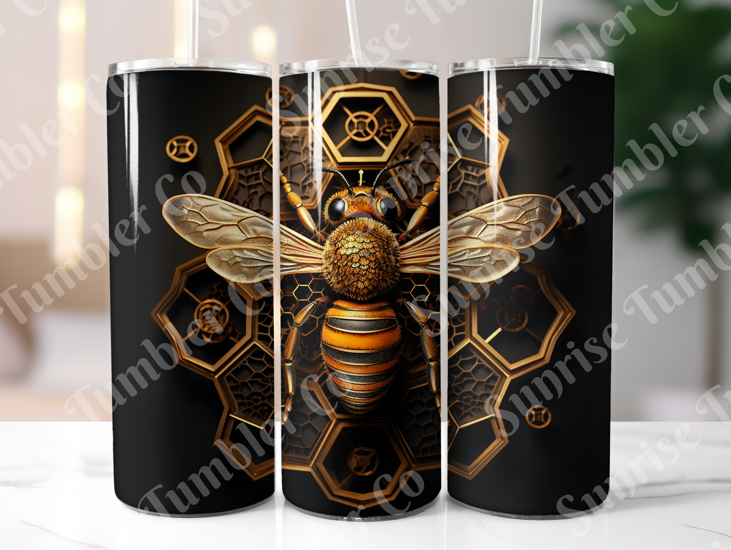 Bee Variety - 20oz and 30oz Tumblers (Glow In The Dark Green And Blue Available)