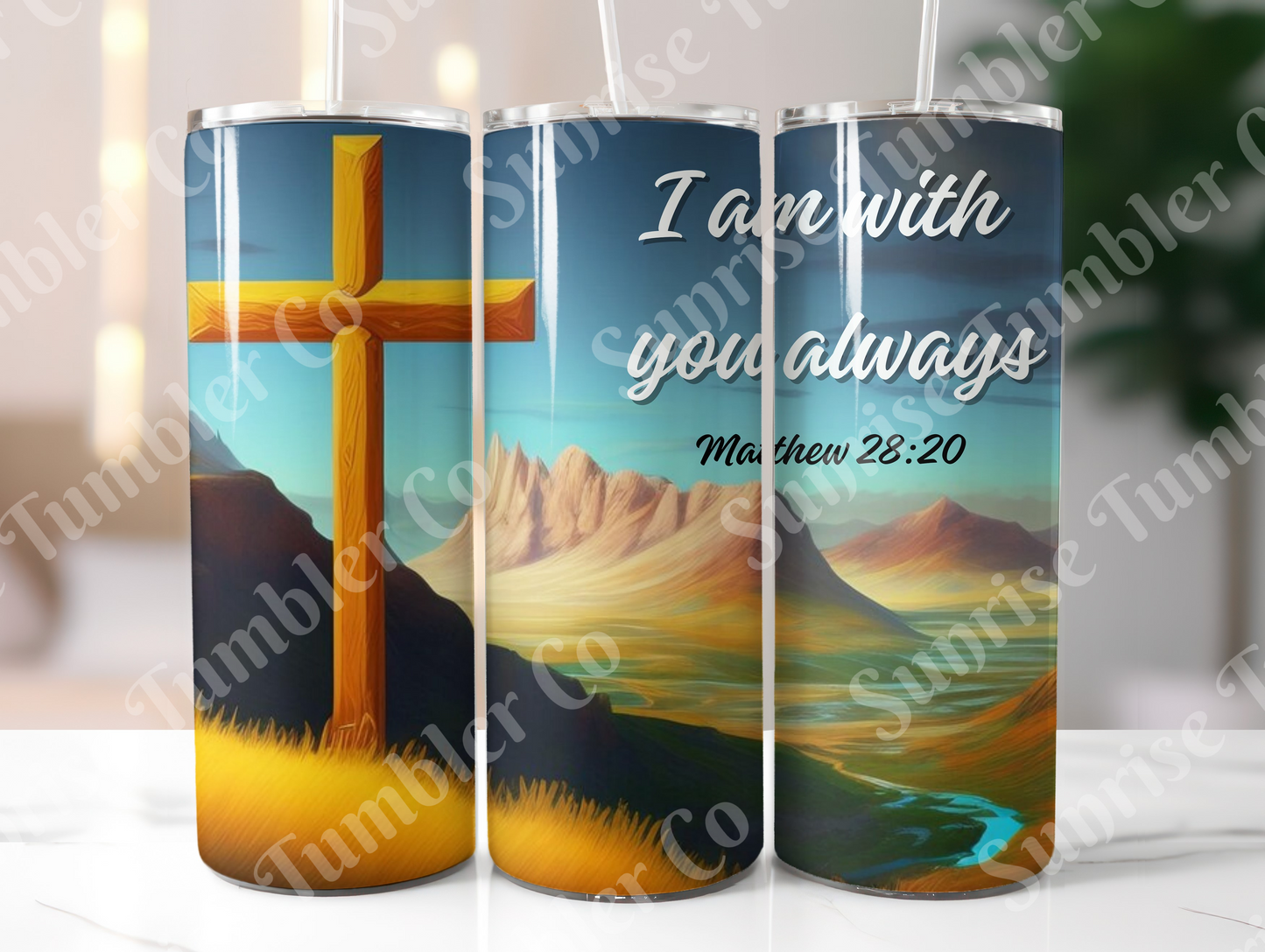 Bible Verses Variety Part 1 - 20 oz or 30 oz Tumbler (Glow In The Dark Option Available)