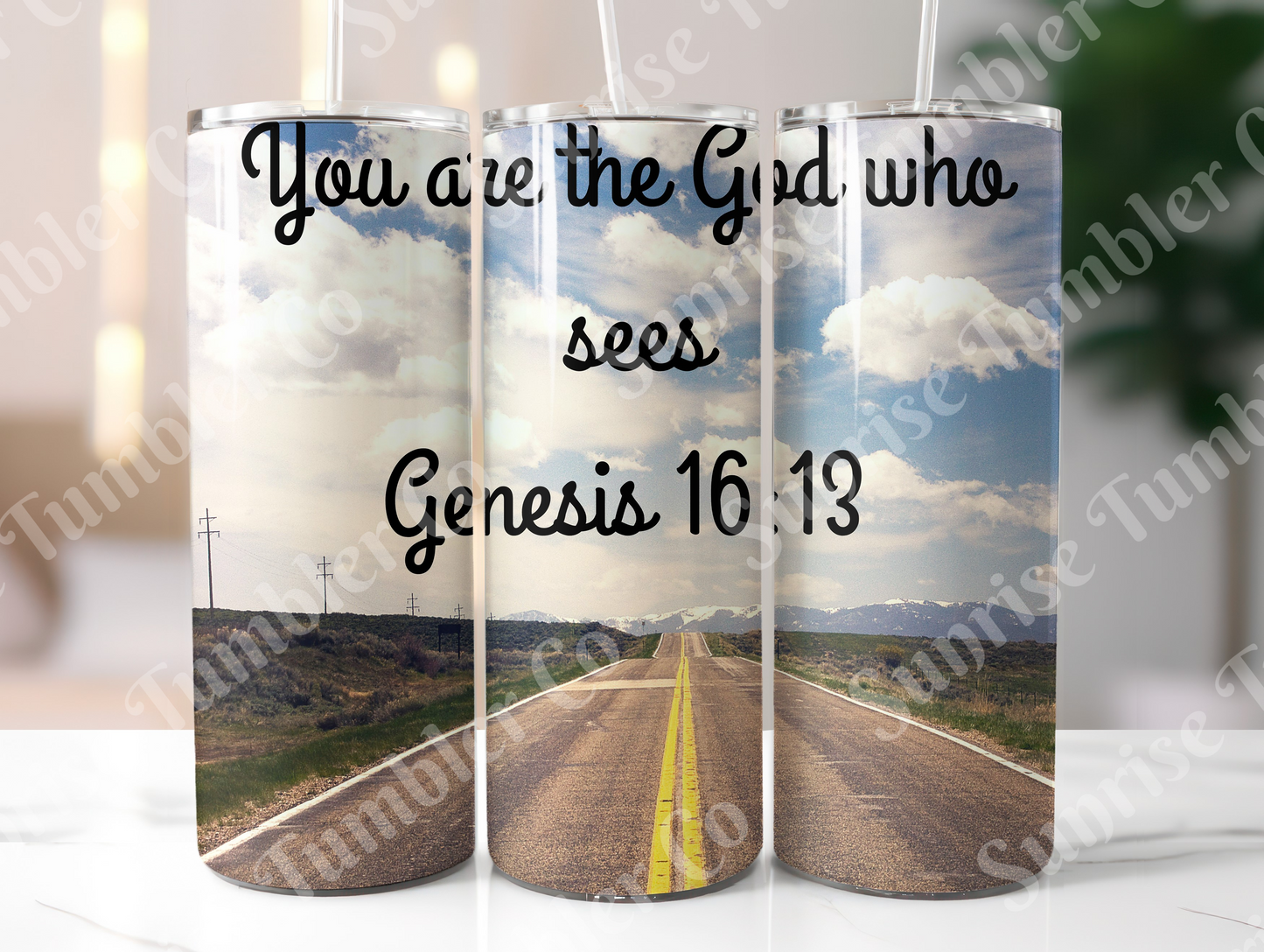 Bible Verses Variety Part 1 - 20 oz or 30 oz Tumbler (Glow In The Dark Option Available)