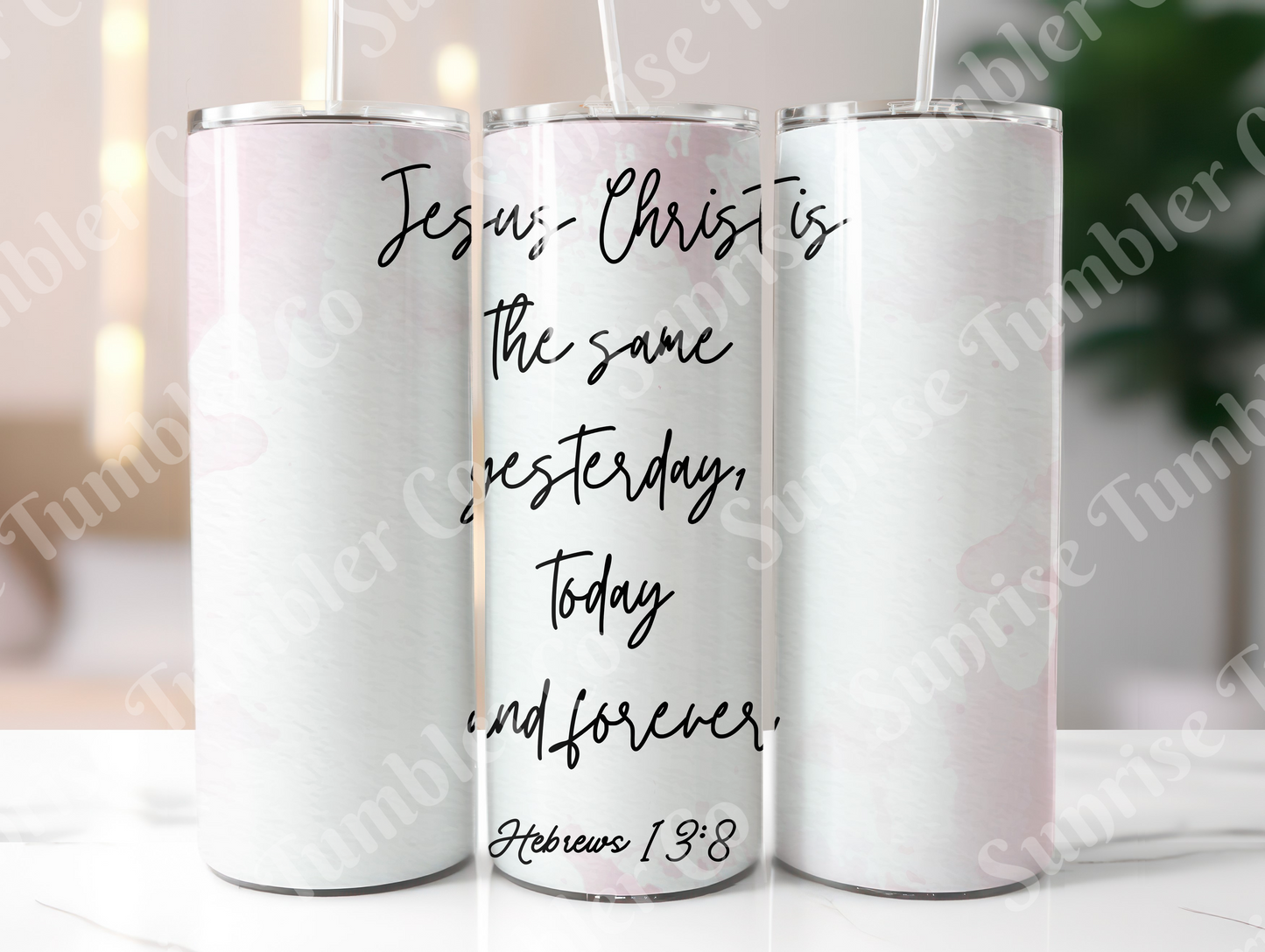 Bible Verses Variety Part 1 - 20 oz or 30 oz Tumbler (Glow In The Dark Option Available)