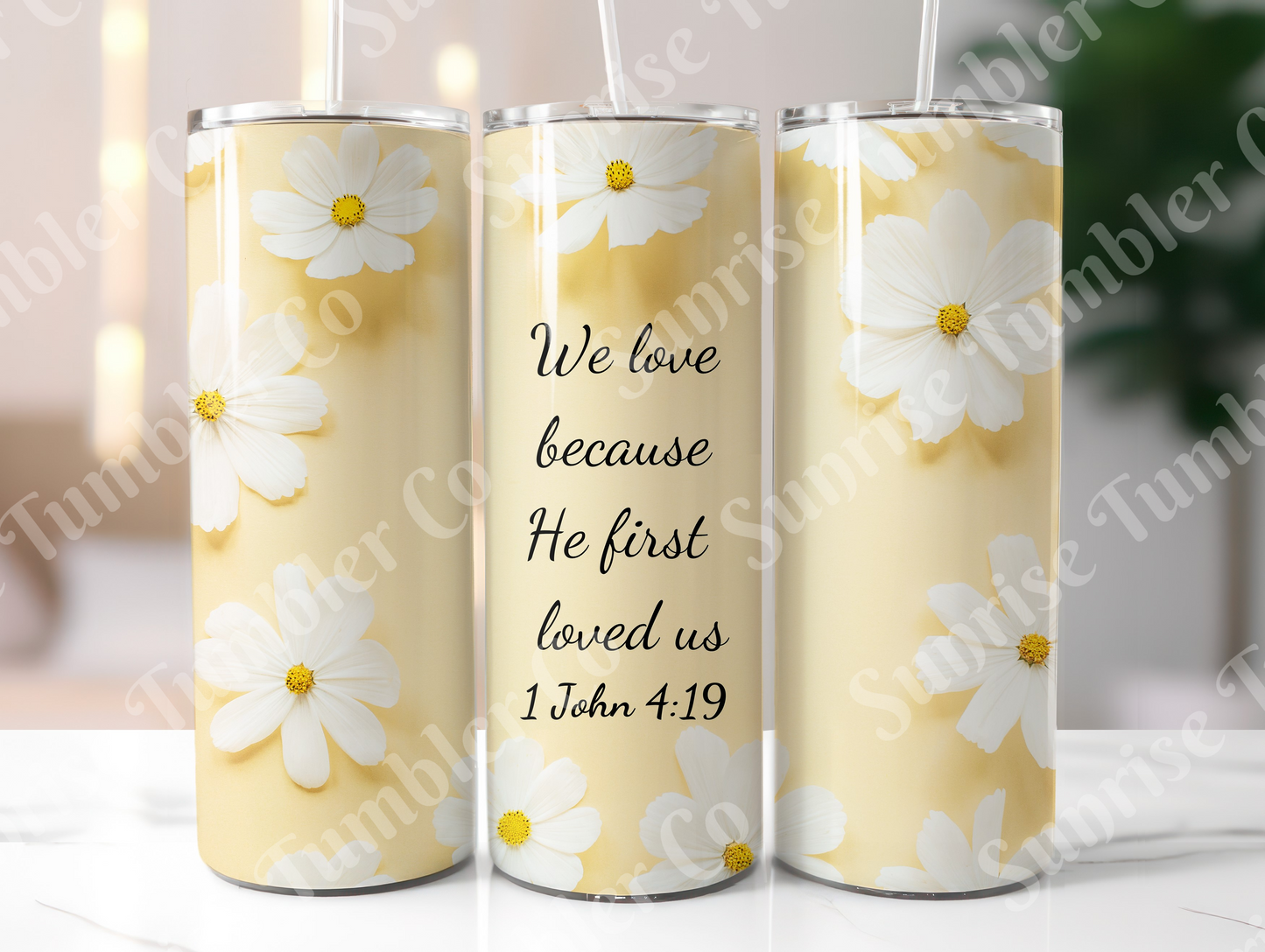 Bible Verses Variety Part 1 - 20 oz or 30 oz Tumbler (Glow In The Dark Option Available)