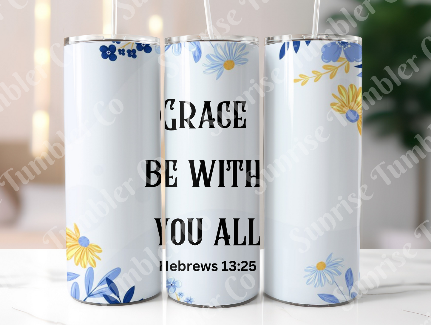 Bible Verses Variety Part 2 - 20 oz or 30 oz Tumbler (Glow In The Dark Option Available)