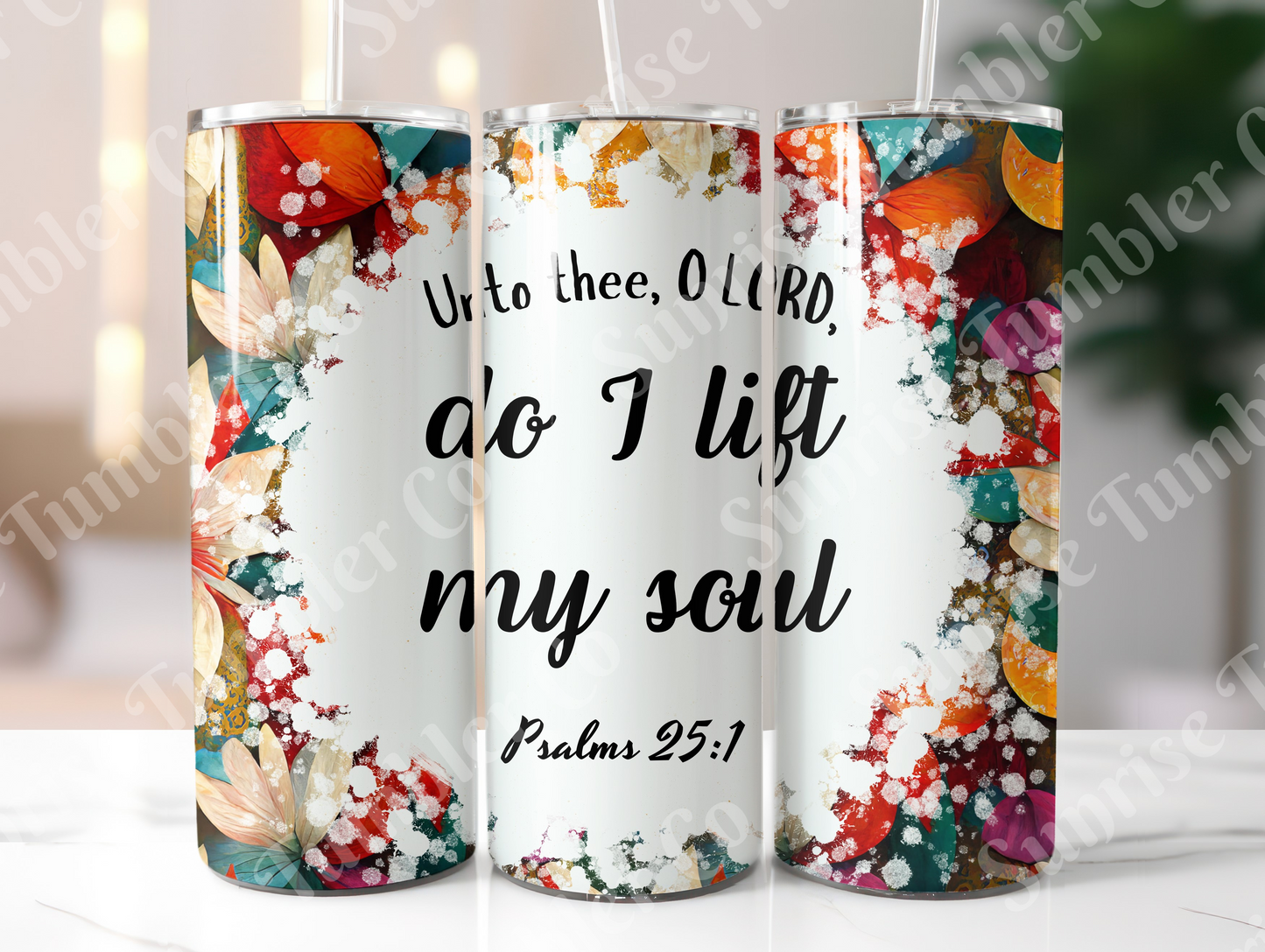 Bible Verses Variety Part 2 - 20 oz or 30 oz Tumbler (Glow In The Dark Option Available)
