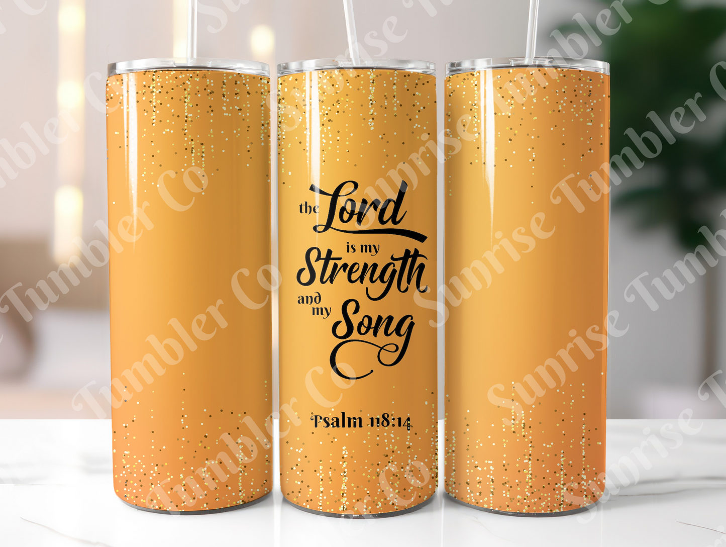 Bible Verses Variety Part 2 - 20 oz or 30 oz Tumbler (Glow In The Dark Option Available)